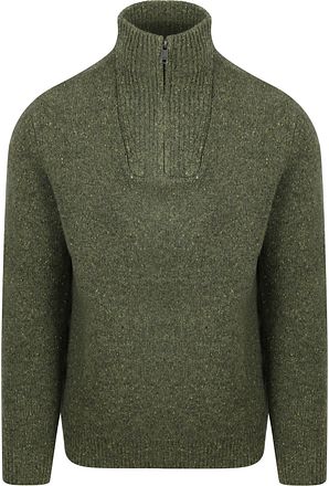 McGregor Pull Half Zip Mix Laine d'Agneau Olive