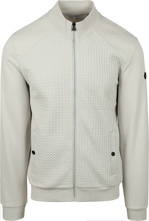 No Excess Vest Glidelås Jacquard Kritt