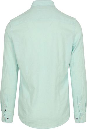 NZA Skjorte Linblanding Aqua