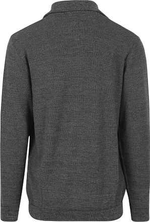 CASAMODA Half Zip Pull Vert Foncé
