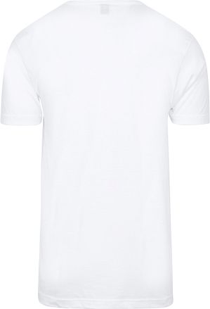 Alan Red West-Virginia T-shirt V-Hals Wit (2Pack)