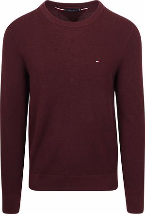 Tommy Hilfiger Structure Pullover Bordeaux