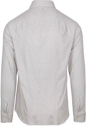 Desoto Skjorte Stripet Beige
