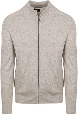 State Of Art Vest Melange Mouline Kaki