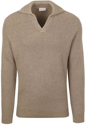 Suitable Pullover Riva Gestrickt Taupe