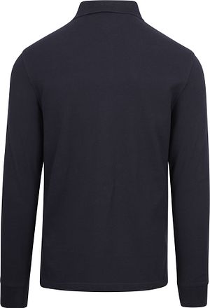 Tommy Hilfiger Langarm Poloshirt Dunkelblau