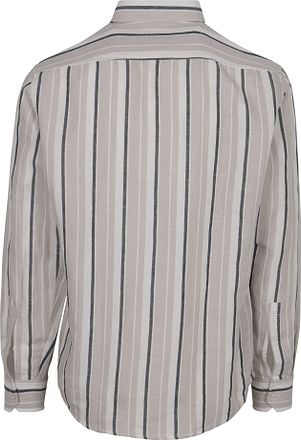 BOSS Chemise Relegant Mélange Lin Rayé