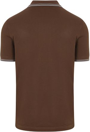Fred Perry Polo Twin Tipped M3600 Brun 49A