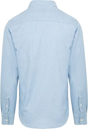 King Essentials Chambray Skjorta Ljusblå