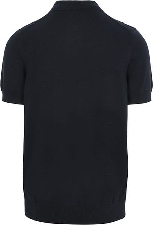 Lyle & Scott Strikket Polo Marineblå