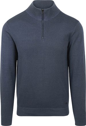 Petrol Half Zip Genser Augusta Navy