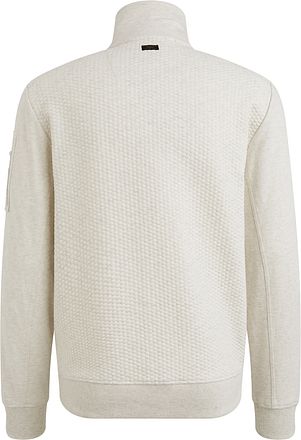 PME Legend Strickjacke Jacquard Interlock Greige