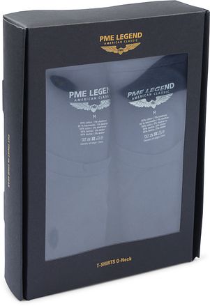 PME Legend Basic T-shirt 2-Pack Rundhals Blå