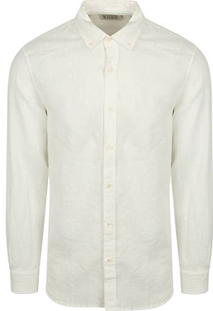 Scotch and Soda Linne Skjorta Vit