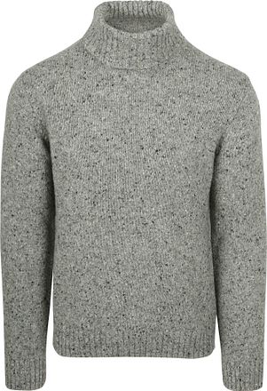 Suitable Polotröja Donegal Tweed Eco Wool Grå