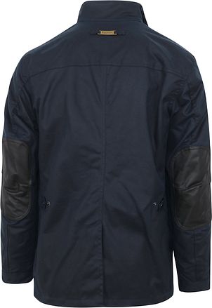 Barbour Wachsjacke Ogston Dunkelblau