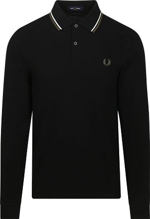 Fred Perry Langærmet Polo Sort W54