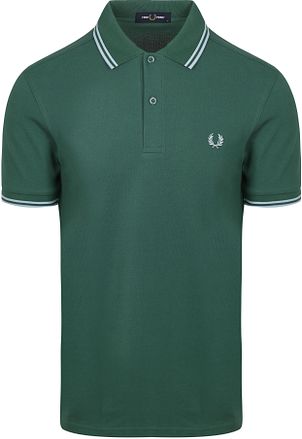 Fred Perry Polo Twin Tipped M3600 Grøn Z59