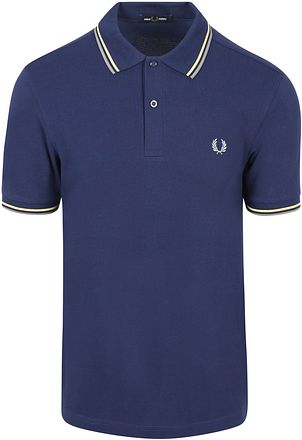 Fred Perry Polo Twin Tipped M3600 Mørkeblå 48A