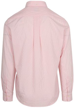 Gant Poplin Banker Chemise Rayures Rose