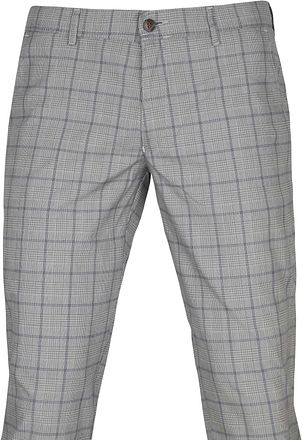 Suitable Chino Pico Gray Checkered