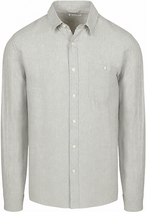 Knowledge Cotton Apparel Chemise Gris