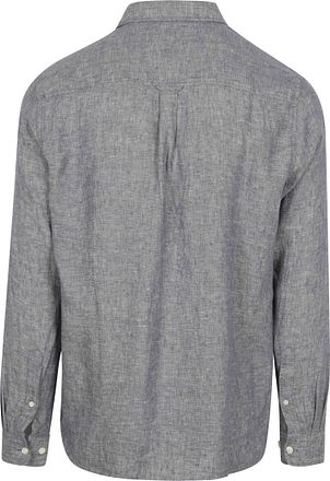 KnowledgeCotton Apparel Skjorta Linne Vintage Indigo