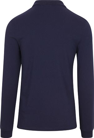 Lyle and Scott Longsleeve Polo Navy