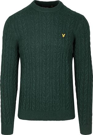 Lyle & Scott Cable Pullover Mörkgrön