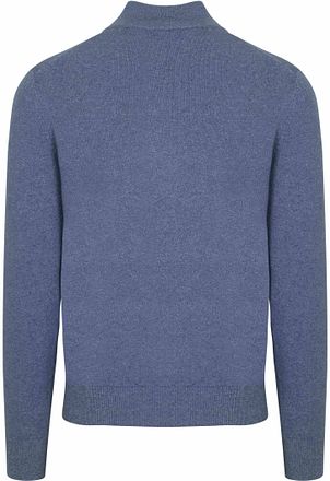 NZA Half Zip Tröja Christopher Melange Mjuk Blå