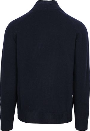 Steppin' Out Mocker Pullover Lambswool Navy