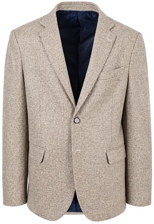 Steppin' Out Veste Laine d'Agneau Tweed Beige
