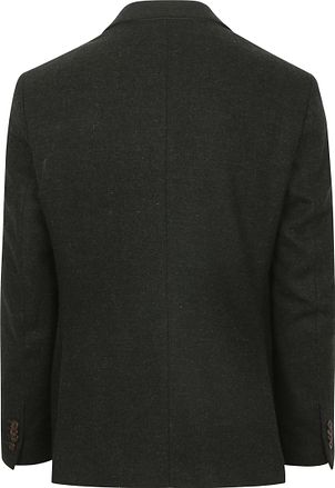 Suitable Colbert Herringbone Laine Mérinos Vert Foncé