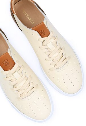 Suitable Grain Sneaker Beige