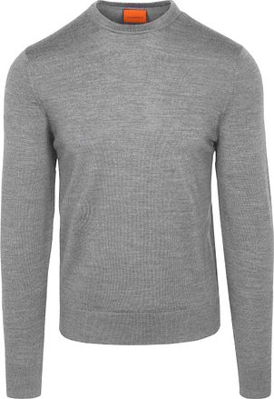 Suitable Merino Pullover Grå
