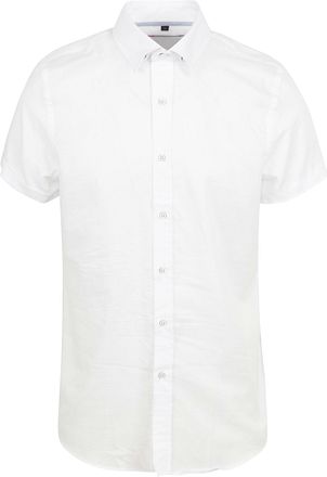 Suitable Short Sleeve Hemd Leinen Weiß