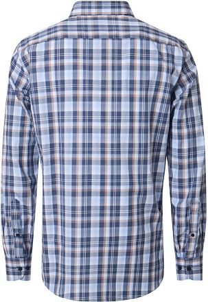 CASAMODA Casual Shirt Faux Checks Blue
