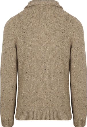Gant Mocker Pullover Wool Blend Sand