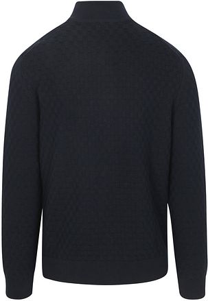 Gant Strickjacke Textur Marine