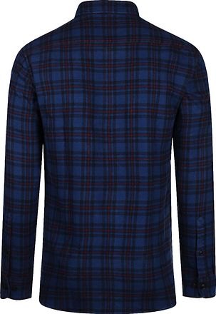 McGregor Overshirt Tartan rutete mørkeblå