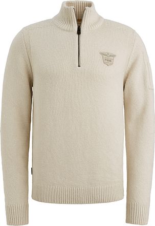 PME Legend Halvzippad Tröja Ecru