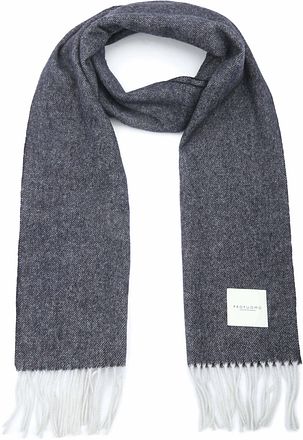 Profuomo Halsduk Lammull Marinblå