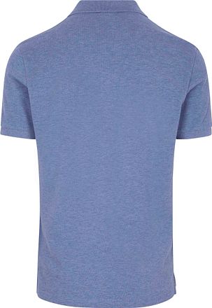 Profuomo Piqué Poloshirt Melange Blå