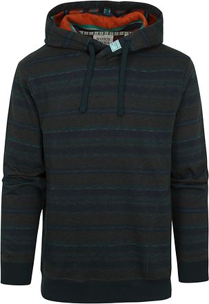 Scotch and Soda Hoodie Contrast Mörkgrön
