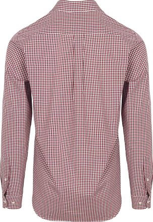 Steppin' Out Poplin Shirt Checks Red