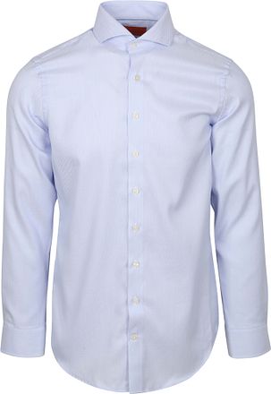 Suitable Shirt Jacquard Luxe Light Blue
