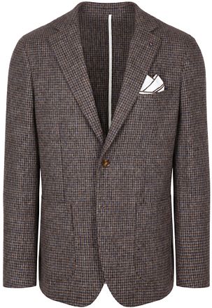 Suitable Sports Jacket Mylo Flanncheck Tabacco