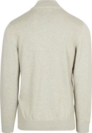 Barbour Pullover Half Zip Greige