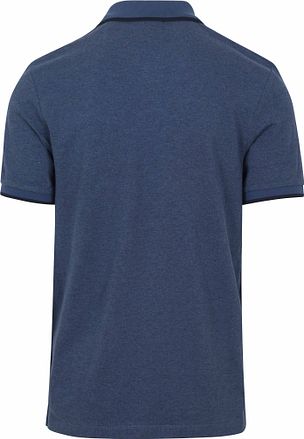 Scotch And Soda Melange Polo Donkerblauw