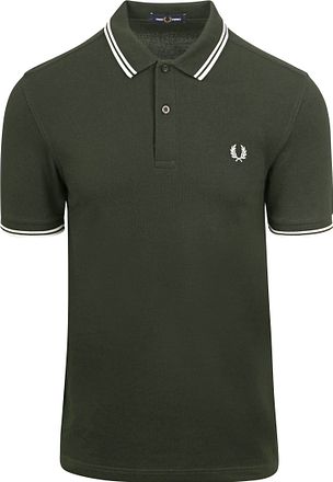 Fred Perry Poloskjorte M3600 Mørkegrønn T50